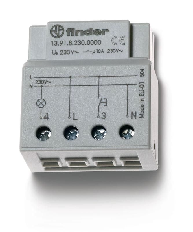 реле шаговое электронное 1no 10а 230в ac монтаж в коробке ip20 finder 139182300000 от BTSprom.by