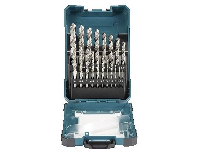 набор сверл по металлу hss-g, 19 шт. (1-10мм,  шаг 0.5мм) makita d-67549 от BTSprom.by