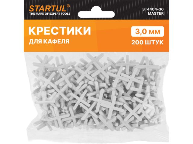 крестики д/кафеля 3,0мм 200шт startul master (st4404-30) (свп) st4404-30 от BTSprom.by