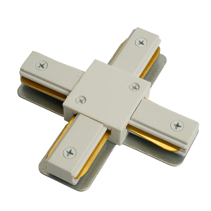 коннектор х-образный для шинопровода бел. ld1018 для cab1007 feron 51893 от BTSprom.by