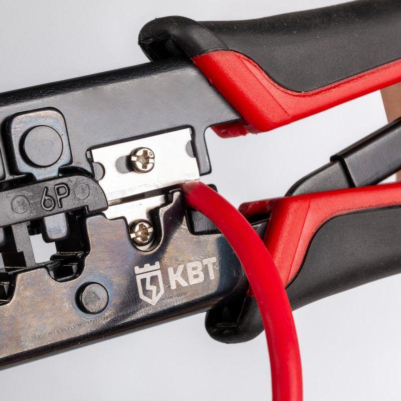  Пресс-клещи для RJ разъемов JT-02 КВТ 84626 фото в каталоге от BTSprom.by