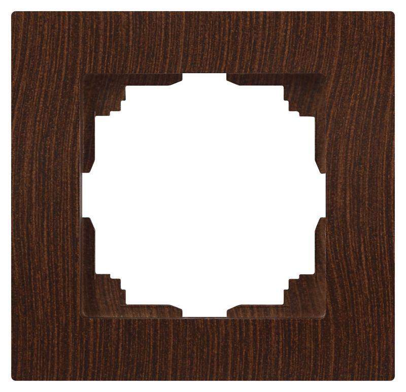 рамка 1-м сп accent 6-501-10 венге intro б0063770 от BTSprom.by