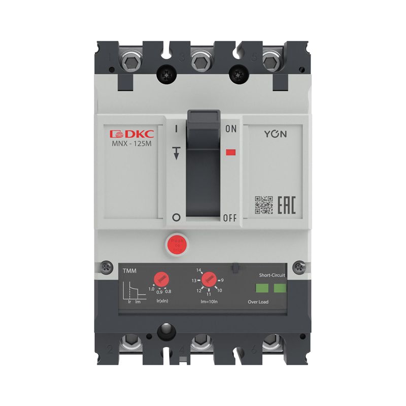  Выключатель автоматический 3P 100А 100кА pro MNX125M при AC415V расцепитель TMM YON MNX125M3PTMM0100 фото в каталоге от BTSprom.by