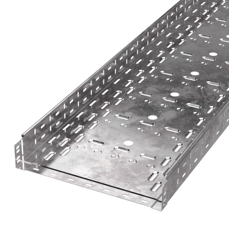 Лоток перфорированный 400х80 L3000 (1мм) Стандарт Промрукав PR16.0015 от BTSprom.by
