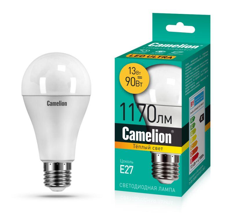 лампа светодиодная ledrb/13-a65/830/e27 13вт 220в led-m a60 3000к е27 camelion 15069 от BTSprom.by