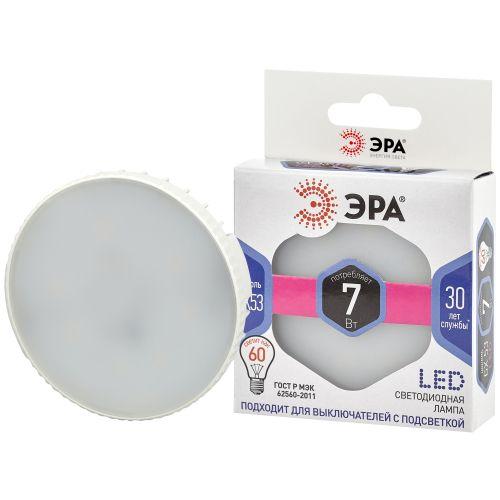 лампа светодиодная led gx-7w-860-gx53 gx 7вт таблетка gx53 холод. бел. эра б0048018 от BTSprom.by