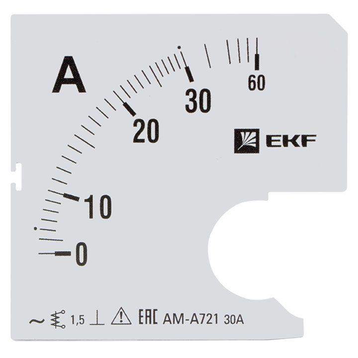 шкала сменная для a721 30/5а-1.5 proxima ekf s-a721-30 от BTSprom.by