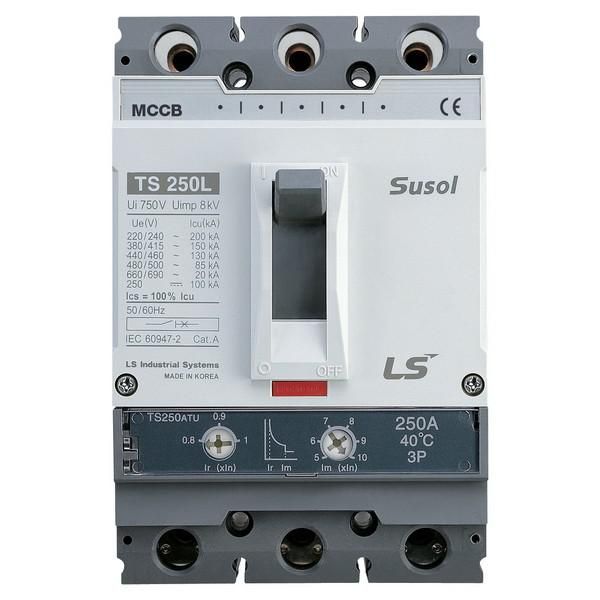 выключатель автоматический 3п 3т 160а 50ка ts250n fmu ls electric 105020800 от BTSprom.by