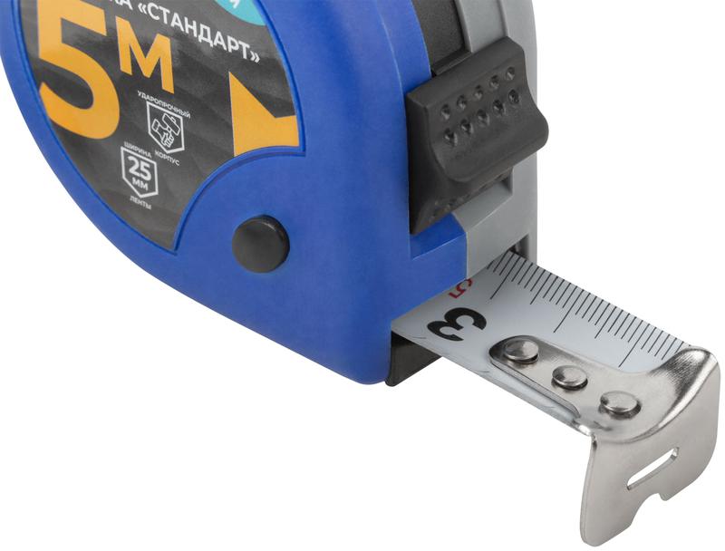  Рулетка Стандарт 5мх25мм MOS 16986М фото в каталоге от BTSprom.by
