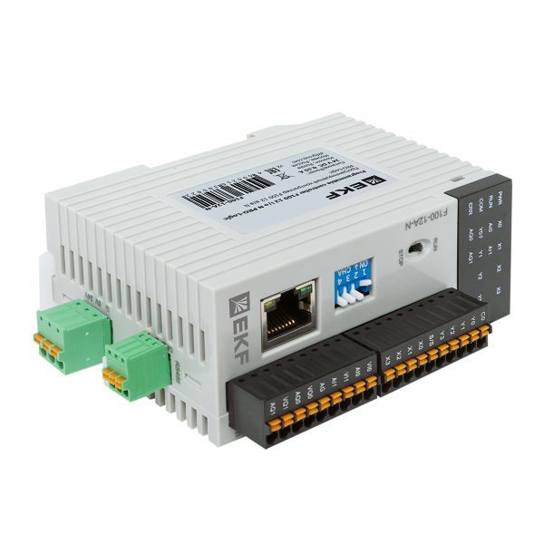  Контроллер программируемый F100 12 в/в N PRO-Logic (без поверки) PROxima EKF F100-12A-N фото в каталоге от BTSprom.by