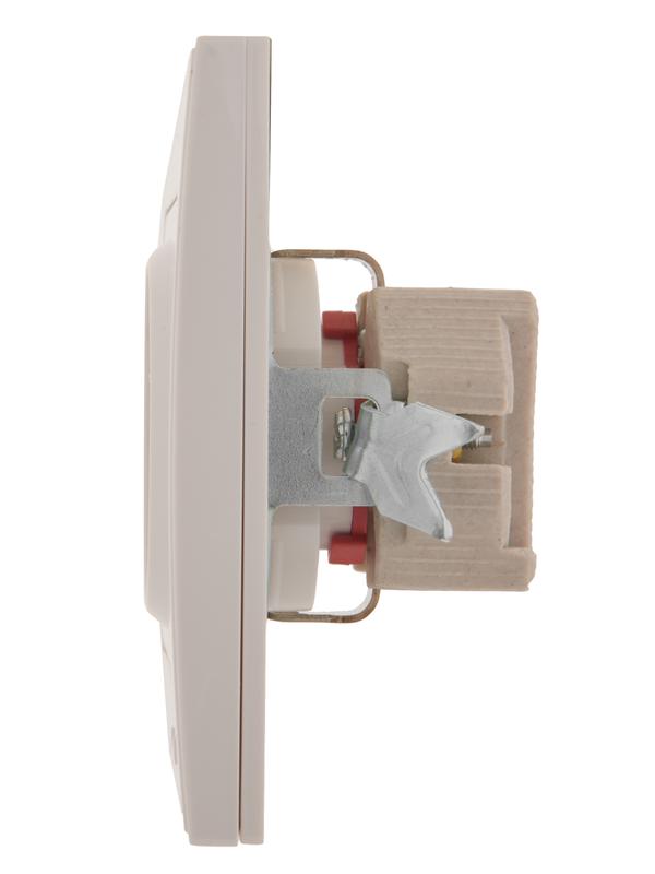  Розетка 1-м СП Rain 16А IP20 защ. шторки керамика бел. LEZARD 703-0202-124 фото в каталоге от BTSprom.by