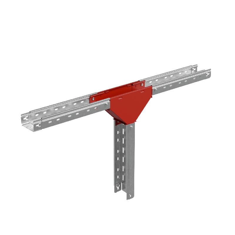 Отвод для лотка Т-образ. вертикал. вниз 200х50 "ПЛЮС" TDVplus50-200 INOX304 КМ PL6228 фото в каталоге от BTSprom.by