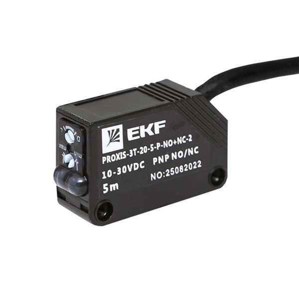  Датчик оптический бесконтактный EKF PROXIS-3T-20-5-P-NO+NC-2 фото в каталоге от BTSprom.by