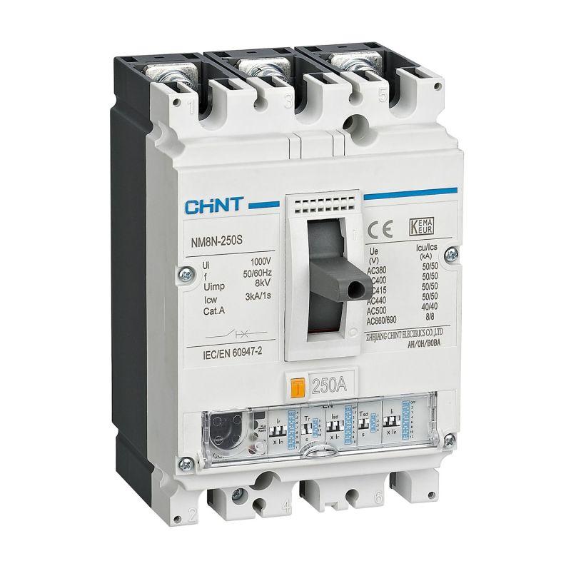 выключатель автоматический защиты двигателя 3п 250а 50ка nm8n-250s enm (r) chint 271460 от BTSprom.by