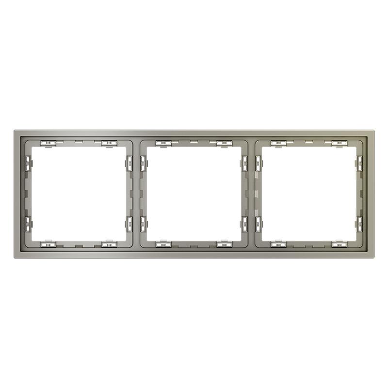 рамка 3-м s70 пластик. шелк voltum vls100304 от BTSprom.by