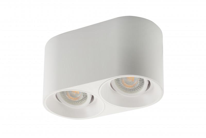  Светильник 10Вт GU5.3 IP20 LED накладной пластик бел. DENKIRS 628026 фото в каталоге от BTSprom.by