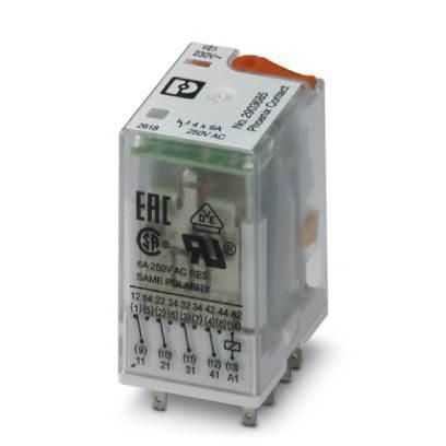 реле одиночное rel-ir4/l-230ac/4x21au phoenix contact 2903685 от BTSprom.by