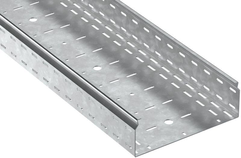 Лоток листовой перфорир. 100х300 L2500 сталь 1.5мм HDZ ESCA 7 IEK CLP10-100-300-150-D25-HDZ от BTSprom.by