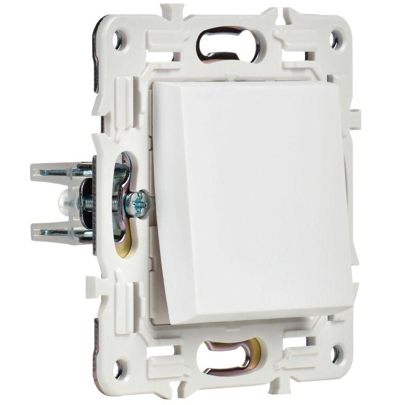  Выключатель 1-кл. SKANDY 10А SK-V01W арктич. бел. IEK SK-V10-0-10-K01 фото в каталоге от BTSprom.by