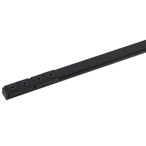  Комплект с накладным анодированным профилем 1612B 16х12мм. 2м САВ261 черн. Эра Б0062758 фото в каталоге от BTSprom.by