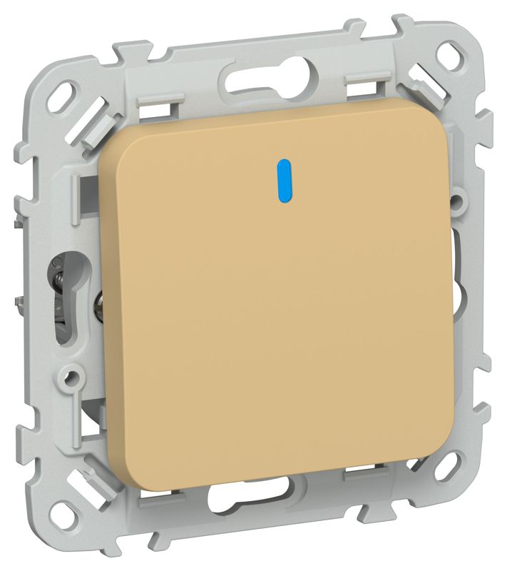 выключатель 1-кл. сп flite вс11-1-1-флшм 10а с индикацией механизм шамуа iek fi-v10-1-10-1-k89 от BTSprom.by