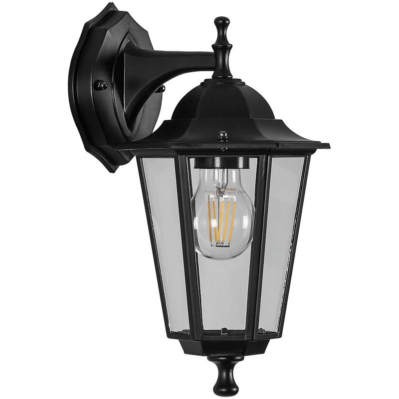 светильник садово-парковый 100вт 230в e27 черн. 6202/pl6202 (на стену вниз) feron 11066 от BTSprom.by