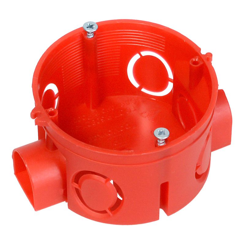 коробка установочная сп 80-0500с безгалогенная (hf) 68х42 с саморезами промрукав 80-0500с от BTSprom.by