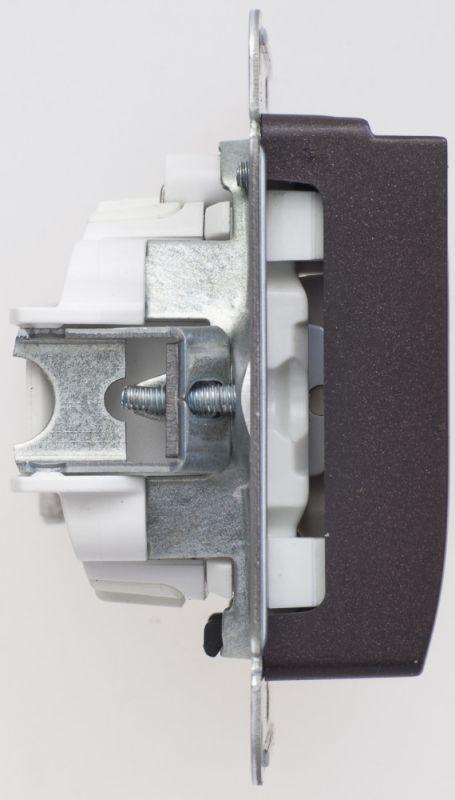  Выключатель карточный 1-кл. 1мод. СП Glossa 10А IP20 (сх. 6) механизм шоколад. SE GSL000869 фото в каталоге от BTSprom.by