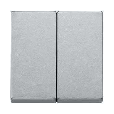  Клавиша 2-м Merten алюм. SchE MTN433560 фото в каталоге от BTSprom.by