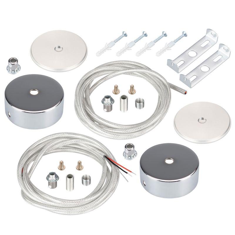 подвес токопроводящий arl-sl-round-d70-360deg горизонтальный (провод 2x0.5) arlight 037773 от BTSprom.by