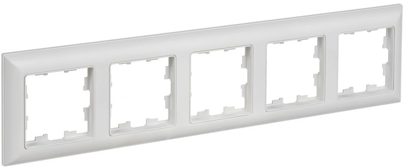 рамка 5-м brite ру-5-браб арктич. бел./бел. iek br-m52-12-k91 от BTSprom.by