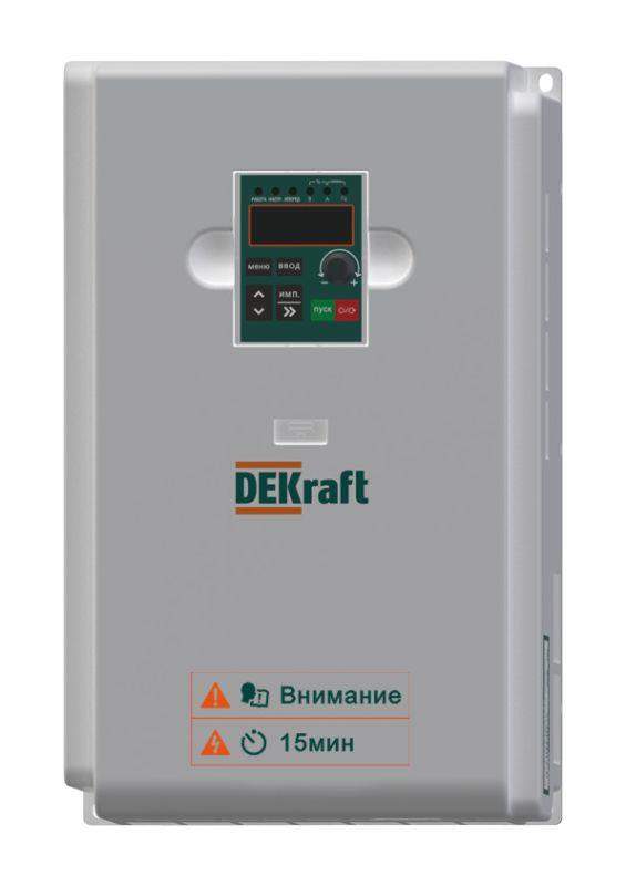 преобразователь частоты dekv060 11квт 380в 3ф с тормозн. модулем dekraft dekv060g011t4b от BTSprom.by