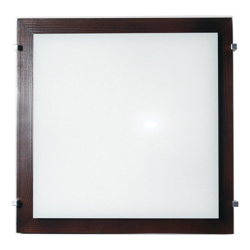 светильник нпб 09-3х40-003 "полесье" 400х400 м97 бел. /корпус венге /держатель хром (инд. упак.) элетех 1005205895 от BTSprom.by