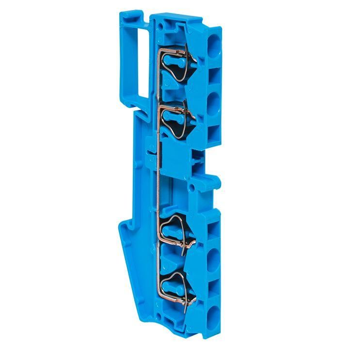 колодка клеммная st-4 41а 4 вывода пружинная син. ekf plc-jxb-st-4-4-blue от BTSprom.by
