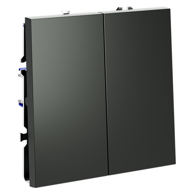  Выключатель 2-кл. СП S70 10А механизм титан Voltum VLS020106 фото в каталоге от BTSprom.by