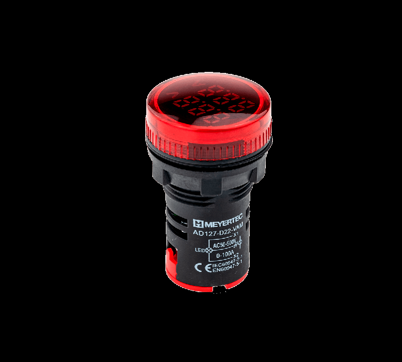 индикатор тока и напряжения mt22-vam4 50-500в 0-100а красн. овен 78728 от BTSprom.by