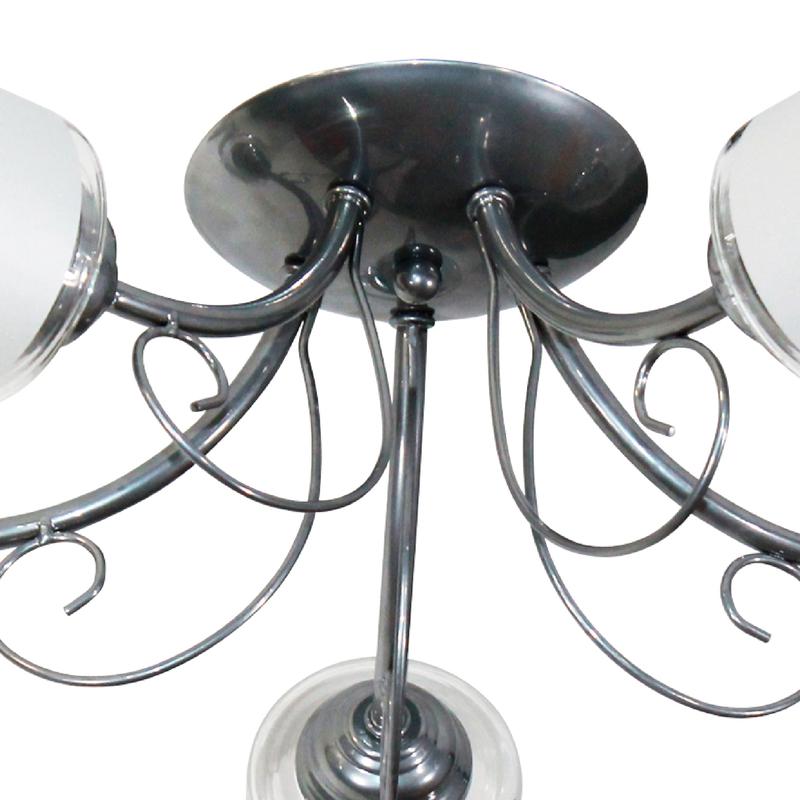  Светильник "Мия" 151 (Плафон 8387) НСБ 01-5х60-131 Е27 ИУ хром Элетех 1005404482 фото в каталоге от BTSprom.by