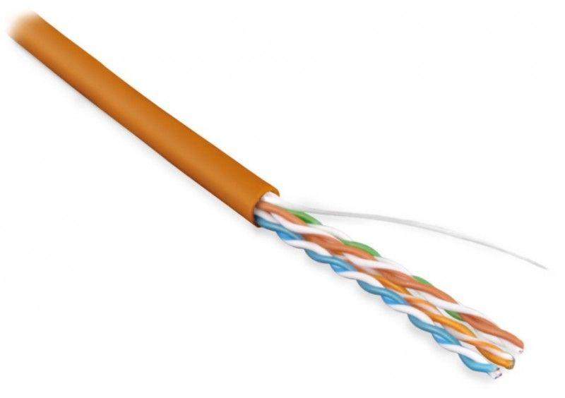 кабель витая пара неэкранир. u/utp кат.5e 4 пары 24 awg ож solid pvc -20град.c-+75град.c uutp4-c5e-s24-in-pvc-or-100 гарантия: 15 лет компонентн. / 25 лет системн. оранж. (уп.100м) hyperline 443602 от BTSprom.by