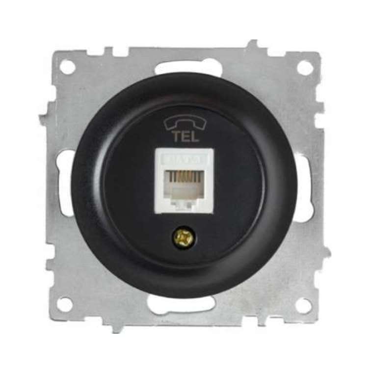 розетка телефонная 1-м сп florence rj11 механизм черн. (1e20601303) onekeyelectro 2172815 от BTSprom.by