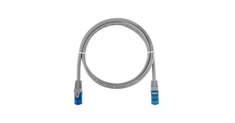 шнур коммутационный u/utp 4 пары кат.6 (класс e) 250мгц 2хrj45/8p8c t568b заливной с защитой защелки мж bc (чистая медь) 25awg (7х0175мм) lszh нг(а)-hfltx сер. 3м nikomax nmc-pc4ue55b-es-030-c-gy от BTSprom.by