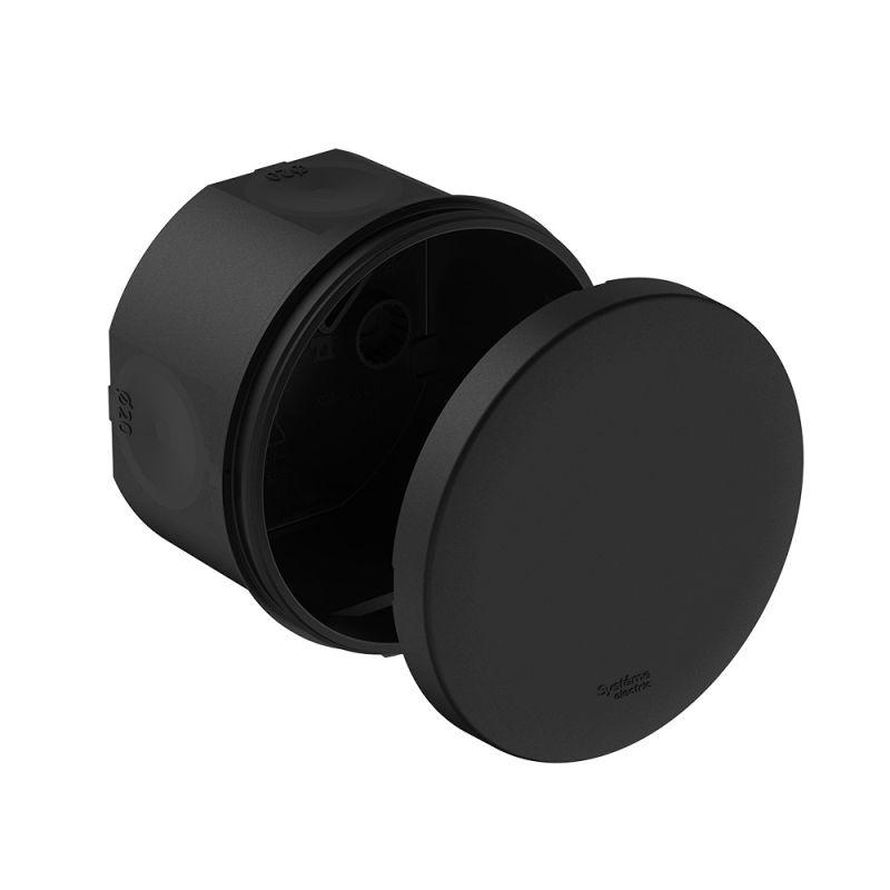 коробка распределительная multibox ip66 d80х50 diy (со стикером) черн. se imt352951 от BTSprom.by