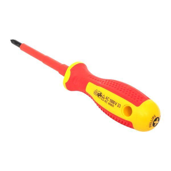  Отвертка PH1х80мм Expert 1000В PROхima EKF ph-1-80-exp-in фото в каталоге от BTSprom.by