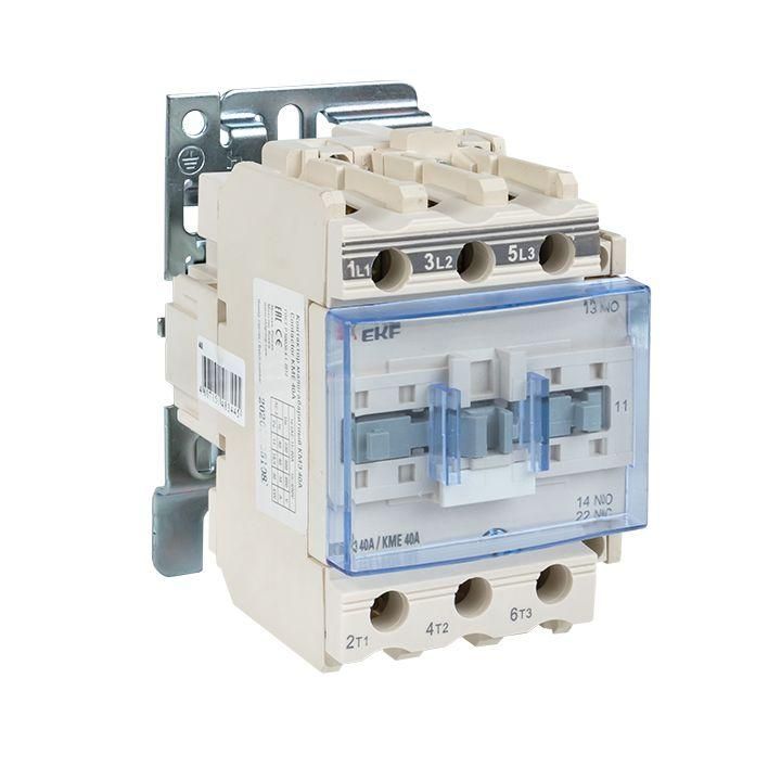 контактор кмэ 40а кат. 195.5-253в ac 1но+1нз ekf ctr-s-40-220 от BTSprom.by