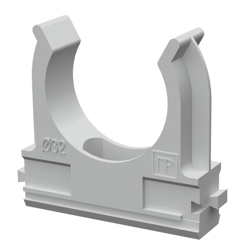 держатель для труб (клипса) d32мм безгалогенная (hf) атмосферостойкая сер. промрукав pr13.0347 от BTSprom.by