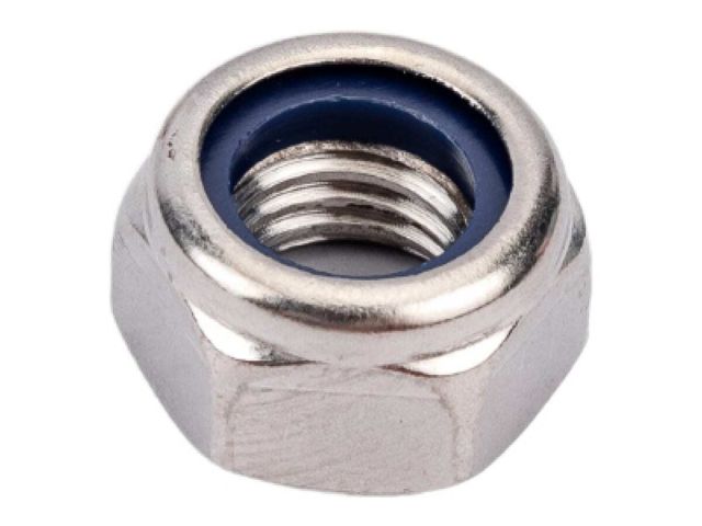 гайка м4 со стопорным кольцом, нерж.сталь (а2), din 985 (1000 шт в уп.) (starfix) sm-45457-1000 от BTSprom.by