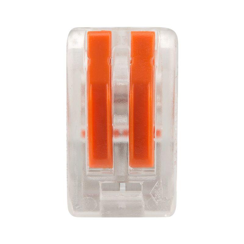  Клемма строительно-монтажная СМК 222-412 2-проводная 0.08-2.5/4кв.мм прозр. (уп.50шт) Rexant 07-5252-1 фото в каталоге от BTSprom.by