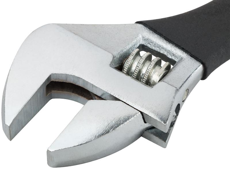  Ключ разводной 200мм (25мм) антискользящее покрытие рукоятки КУРС 70107 фото в каталоге от BTSprom.by