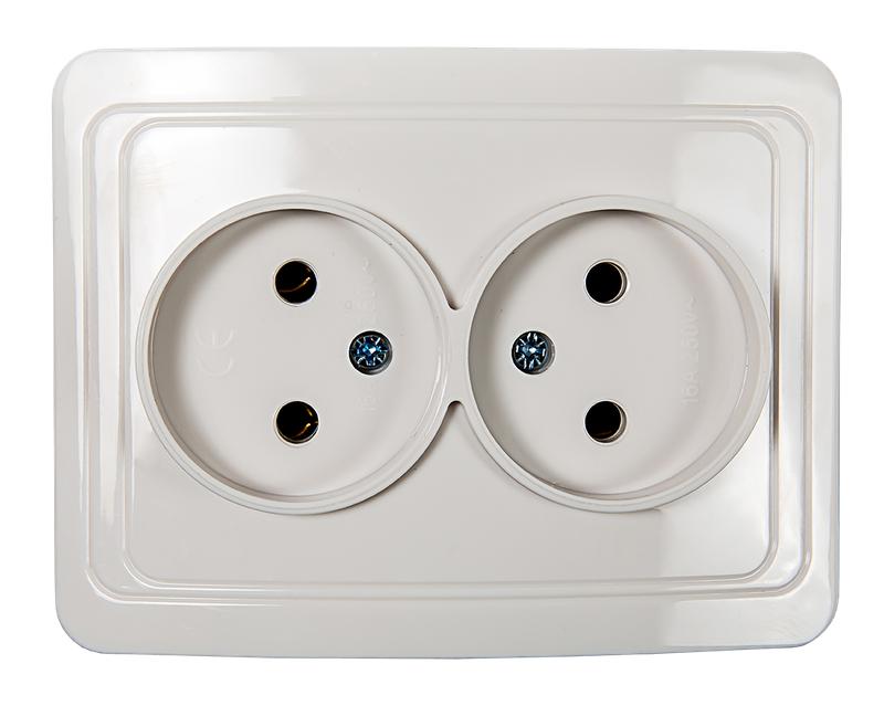 розетка 2-м сп classico 2102 16а ip20 бел. asd / in home 4680005959914 от BTSprom.by