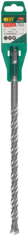  Бур по бетону SDS PLUS с двойн. резьбой 16х310мм FIT 32948 фото в каталоге от BTSprom.by