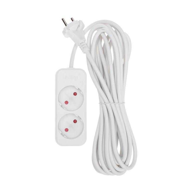 удлинитель 2х5м без заземл. standard 2х1кв.мм бел. rexant 13-4002 от BTSprom.by
